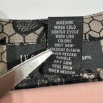 INC International Concepts Black Lace Illusion Top Size L Gothic Romance Size L Photo 6