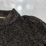 Kate Spade  New‎ York Metallic Sparkle Mock Neck Puff Sleeve Top, XL Photo 3