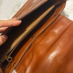 Justin Boots  leather patchwork brown shoulder crossybody purse rodeo western Photo 11