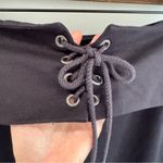 The Range  NYC Black Cropped Wide Leg Lace Up Waist Pants Size XS Photo 1