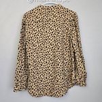 UNTUCKit Dorie Button Down Cheetah Print Shirt Black Size 8 Photo 6