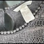 H&M gray tank top with crochet panel Size Small Photo 5