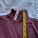 Madewell NWT:  maroon mock neck long sleeve shirt Photo 7