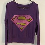 DC Comics Super woman distressed cropped XL long sleeve Photo 0