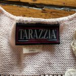 Tarazzia Vintage Knit Button Up Vest Pastel Pink and Blue Size Small Photo 1