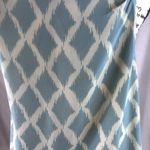Moulinette Soeurs Anthropologie 100% Silk Blue Cream Roman Sleeves 10 Photo 10