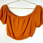 Lush Clothing 🆕 Lush Rust Colored Crop Top Photo 2