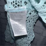 Urban Outfitters Pins and Needles Light Blue Crotchet Sleeveless Tank Size Large Photo 4