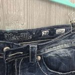 Miss Me jeans size 29 jp536o8 rhinestone bootcut dark wash distressed Photo 3