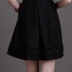 BHLDN x Quillaree Gens Du Monde Dress 100% Silk Black Size 4 Photo 8