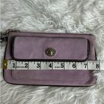 Coach y2K Suede Purple Wristlet Photo 7