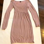 Gina Tricot  long sleeved dress Mauve Falls at knees on most Knit vest area XS Photo 1