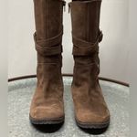 Ralph Lauren Lauren suede mid calf zip up boot. Size 7 Photo 3