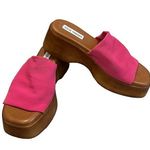 Steve Madden Slinky 30 Pink Chunky Platform Slides, Sz 10 Photo 0