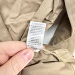 New Saint + Sofia Jacket Women Size 8 Beige Safari Trench Organic Cotton Belted Photo 5