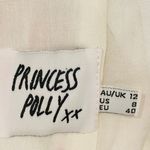 Princess Polly Floral Crop Top Strapless Bustier Corset White Pink Red M Photo 9