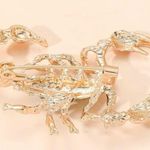 NWT Green & Gold Scorpion Design Brooch Pin, Spice Up Your Blazers and Suits!🦂 Photo 2