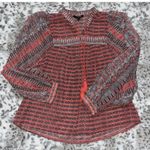 Lucky Brand Border Print Boho Peasant Top small Photo 3