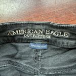American Eagle  Super Stretch X Black Denim Distressed Jean Jeans Skirt Size 2 Photo 6