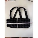 OFFLINE by Aerie Houndstooth Sports Bra Medium Support XS Athleisure Streetwear Black Photo 6