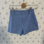 Reformation  Willow Short Blue Pinstripe Photo 1