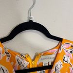 Sachin + Babi 568  Allie Floral Satin Bow Front Long Maxi Dress Size: 4 Photo 4