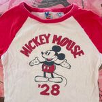 Junkfood y2k junk food mickey mouse ringer tshirt Photo 4
