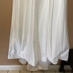 Lulus NWOT Flawless Radiance White Satin Floral Embroidered Maxi Dress Photo 5