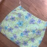 Lilly Pulitzer Vintage  flower printed skirt with bow Photo 2