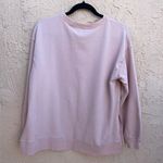 Wildfox But First Cocktails Sommers pink flocked statement sweatshirt sz S small Photo 4