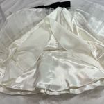 White House | Black Market Black & White Strapless Tulle Velvet Bow Mini Party Dre Photo 7