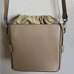 Pulicati Italian Genuine Leather Crossbody Drawstring Closure Adjustable‎ Strap Photo 1