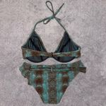 Becca  two piece swim suit bikini bottoms medium top D Photo 1