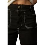 Maeve Anthropologie Colette Cropped Wide Leg Pants Contrast Stitch Edition 26 Photo 2