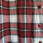 Joe Boxer Plaid Red and White Women’s Shirt Size L Photo 8