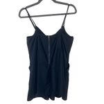 Lolita Black Sheer Adjustable Spaghetti Strap Mini Dress Large Photo 1