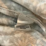 Rylee + Cru Womens Ditsy Scallop Shorts Linen Blend Drawstring Floral Gray M Size M Photo 4