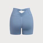 Berlook Activewear Light Blue Cut Out Shorts 3" Size M Photo 5