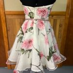 Blush Prom Floral formal Dress Photo 5