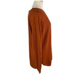 Michael Kors Size Large Back Zip Long Sleeve Long Sweater Orange Autumn Photo 5
