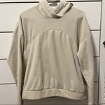 Nike  Cream Therma Polar Hoodie Sweatshirt Photo 3