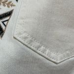 Pilcro and the Letterpress Pilcro Anthropologie jean embroidered skirt sz 00 petite Photo 4