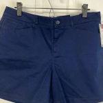 Dockers  Mid Rise Curvy Fit Shorts Navy Blue - 14 Petite NEW Photo 1
