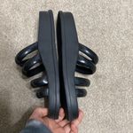 Melissa Black Soft Wave 4 Strap Vegan Slide Sandals Size 8 Photo 3