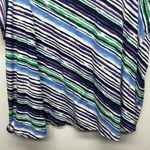 Roaman's Womens Top 2X 100% Cotton Breathable Casual Everyday Wear Comfort Blue Photo 3