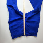 Calvin Klein  Blue Linen Blend Pants Size 14 Coastal Office Trousers Minimalist Photo 11