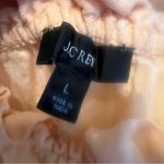 J.Crew Tie-shoulder Linen Tank Top Size L peach pink -Summer Boho Vacation Beach Photo 4