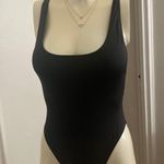 SKIMS Size Small Onyx Black Scoop Neck One Piece Swim Suit Bathingsuit Women's Photo 10