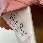 Beach Bunny  ELLA CROP TOP SWIMWEAR LONG SLEEVE IN WHISKEY ROSE sz S Photo 4