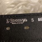 Nocona Gray and Silver Western Belt with Ornate Buckle size S 1/2” wide Photo 4